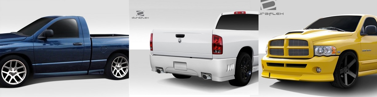 Duraflex BT-2 Complete Body Kit 02-05 Dodge Ram 2 Door - Click Image to Close